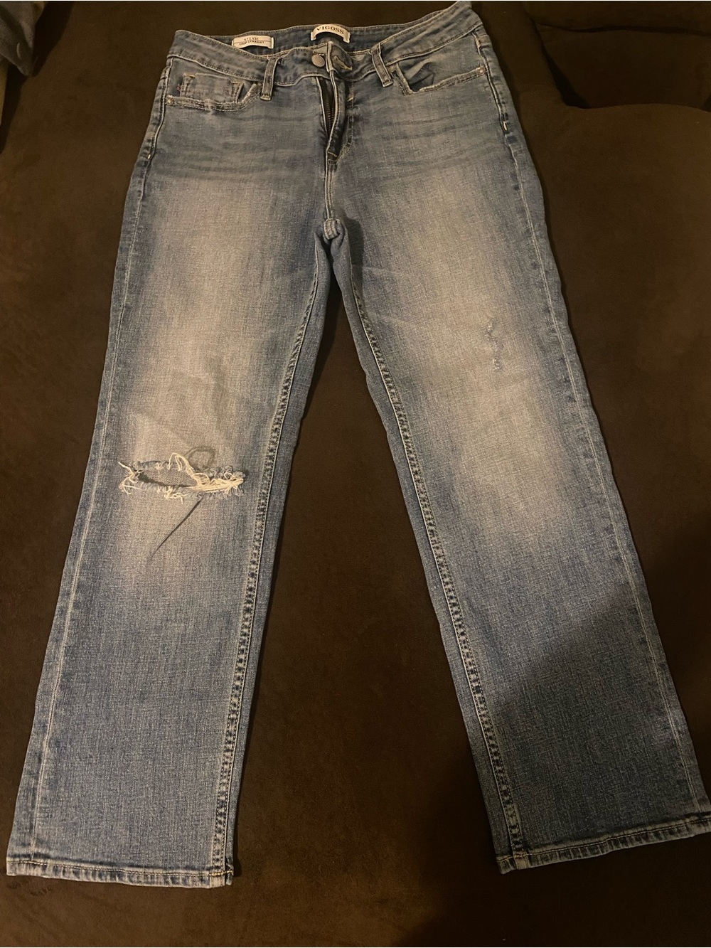 VIGOSS Stevie Crop Straight Jeans